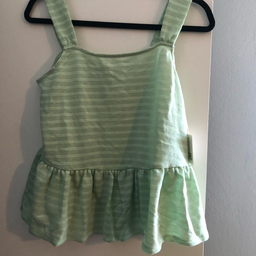 New with Tags. Light green cropped tank.
